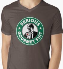 Pulp Fiction Serious Gourmet Shit Men's V-Neck T-Shirt