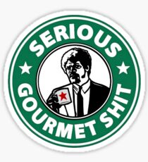 Pulp Fiction Serious Gourmet Shit Sticker