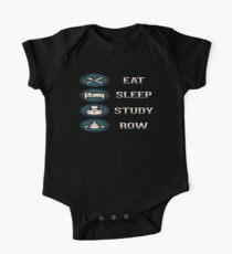 Eat Sleep Study Row One Piece - Short Sleeve