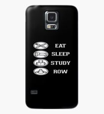Eat Sleep Study Row Case/Skin for Samsung Galaxy