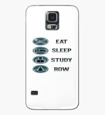 Eat Sleep Study Row Case/Skin for Samsung Galaxy
