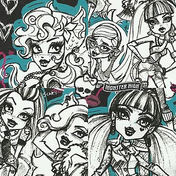 REEL DRAMA MONSTER HIGH Tapestry by ARTRAVESHOP