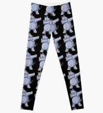 Dabbing Hippo Shirt Leggings