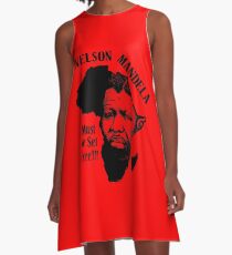 NELSON MANDELA MUST BE SET FREE! A-Line Dress