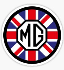Round union jack sticker Sticker