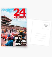 24 Stunden Le Mans 1967 Postkarten