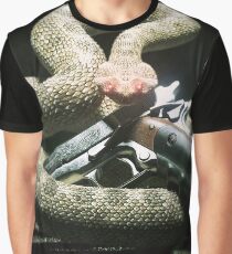 SnakeOneBlack T-shirt graphique