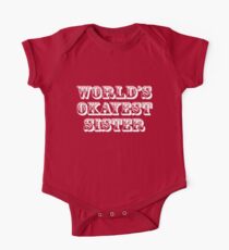 World's okayest sister One Piece - Short Sleeve