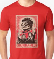 Camiseta ajustada Meow Mao China gato meme