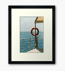 AHOY Framed Print