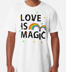 Camiseta larga Amor es magico
