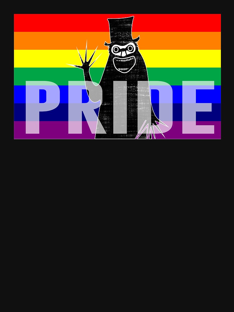 Babadook Lgbtq Pride Mascot T Shirt By Azvinylworks Redbubble