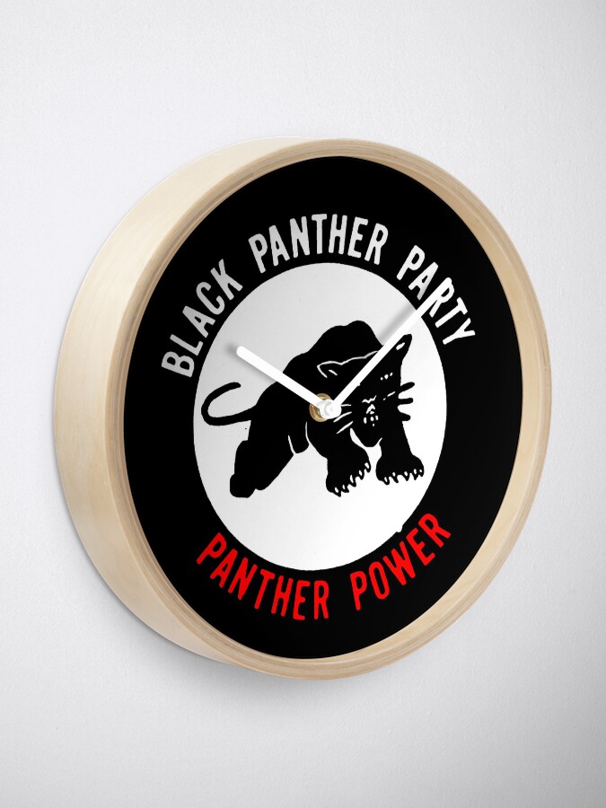 Alternate view of THE BLACK PANTHER PARTY Clock