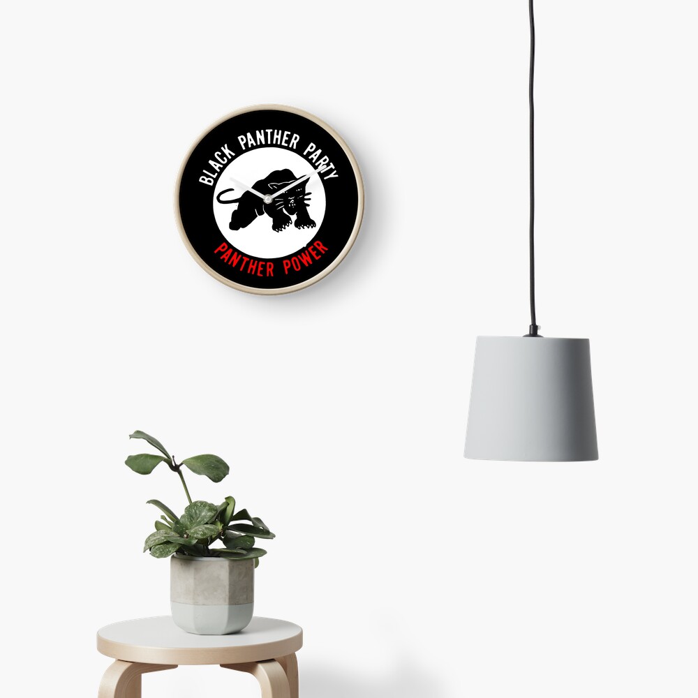 THE BLACK PANTHER PARTY Clock
