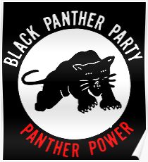 DIE SCHWARZE PANTHER-PARTEI Poster