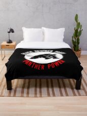 DIE SCHWARZE PANTHER-PARTEI Fleecedecke