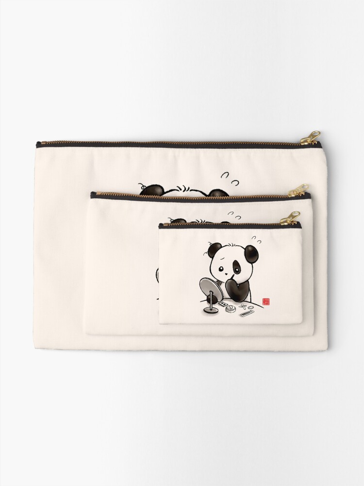 Alternate view of Panda Makeup Zipper Pouch