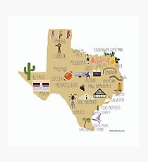 Great State of Texas Photographic Print