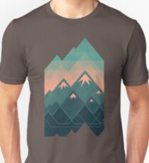 Geometric Mountains Unisex T-Shirt