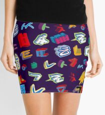 Korean consonants Mini Skirt
