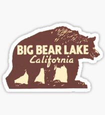 Big Bear Lake California Vintage Travel Decal Sticker