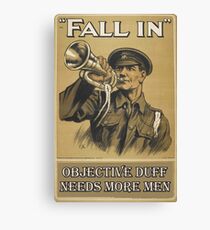 Battlefield 1 Duff tshirt Canvas Print