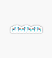 Helle Dala Pferdefahne Sticker