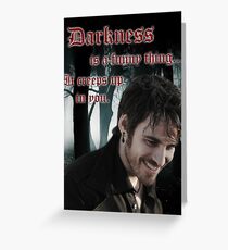 Darkness is a funny thing... Greeting Card