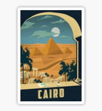 Cairo Egypt Vintage Travel Decal Sticker
