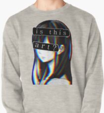 IS THIS ART? SAD JAPANESE AESTHETIC (White border) Pullover