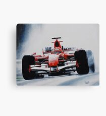 Michael Schumacher, Win 91 Canvas Print