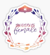 Pegatina ¡El futuro es femenino!