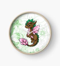 Flower Dragon Elemental Clock
