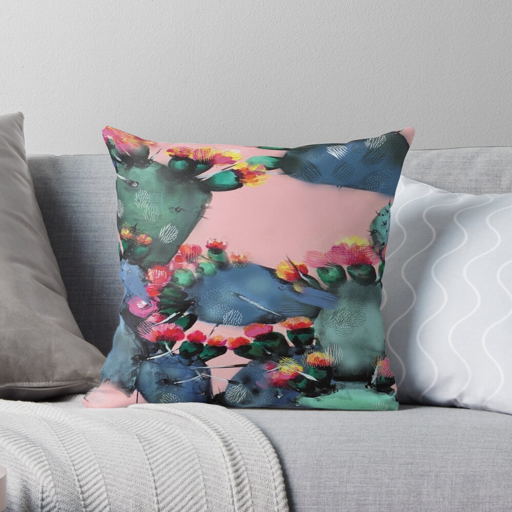 Cactus Love Throw Pillow