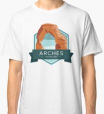 Arches National Park Graphic Badge Classic T-Shirt