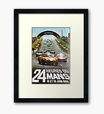24hs Le Mans, 1966 Gerahmtes Wandbild