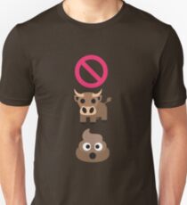 No Bull Poo Emoji Unisex T-Shirt
