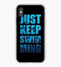 Keep Swimming iPhone Case
