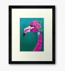 Frida Flamingo Framed Print