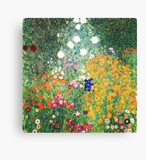 Blumengarten von Gustav Klimt Leinwanddruck