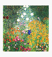 Flower Garden by Gustav Klimt Photographic Print