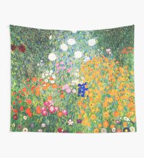Flower Garden by Gustav Klimt Wall Tapestry