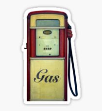 Classic Gas Pump Sticker