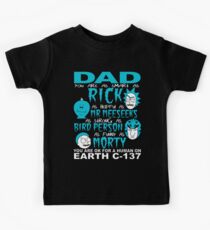 Rick And Morty Fathers Day Dad You Are Kids Tee