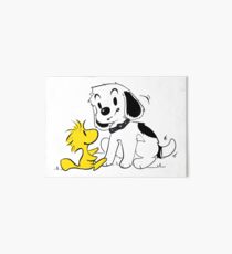 Snoopy and Woodstock - Peanuts Art Board