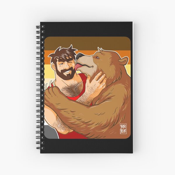 BEAR KISS - BEAR PRIDE Spiral Notebook