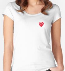 Commes Des Garcons - PLAY Women's Fitted Scoop T-Shirt