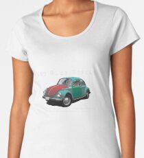 Der blaue Käfer Premium Rundhals-Shirt