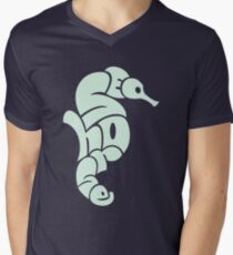 Seahorse Typography Men's V-Neck T-Shirt