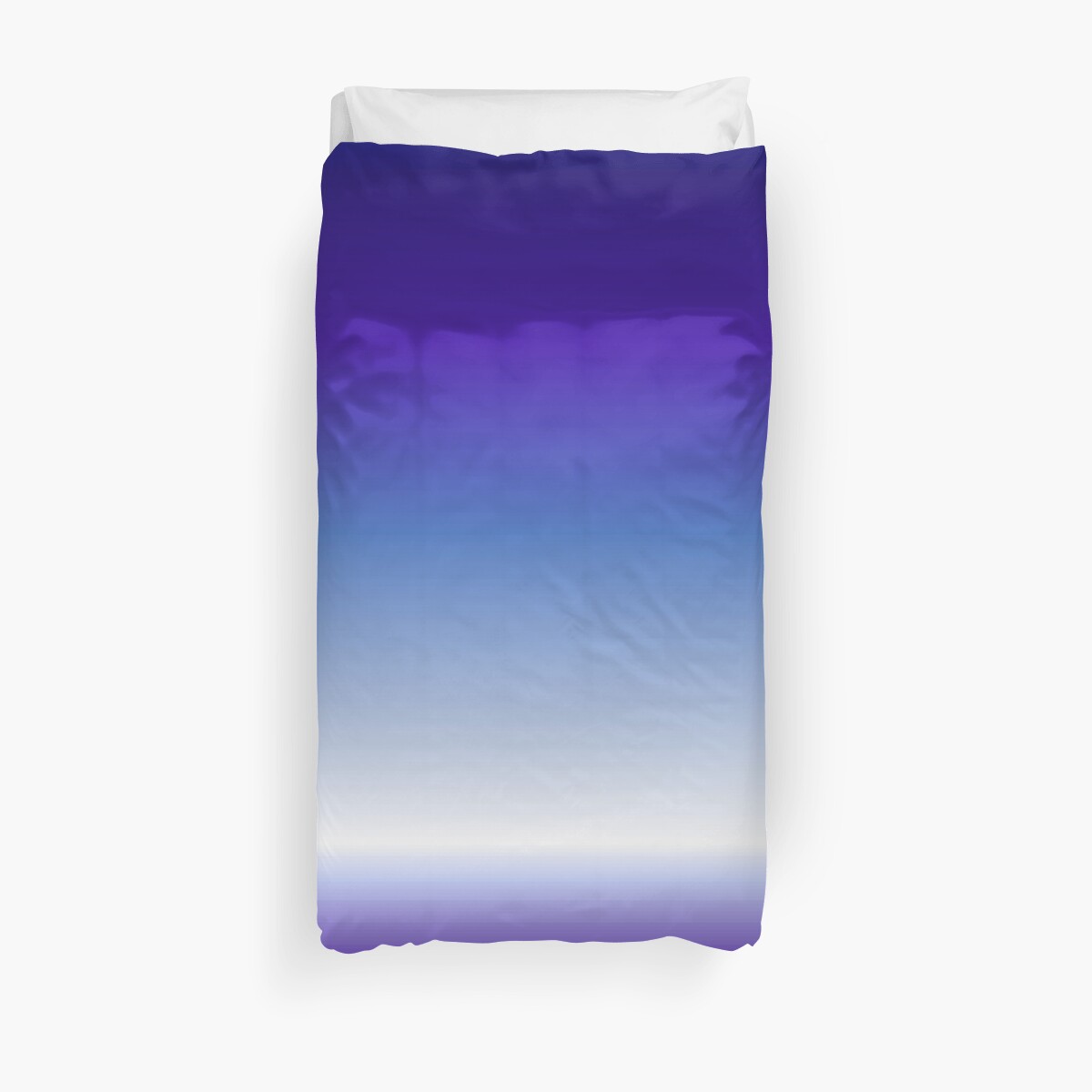 Hip Girly Trendy Abstract Royal Blue Purple Ombre Duvet Cover By